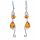  CATS silver earrings cats SILVER with AMBER