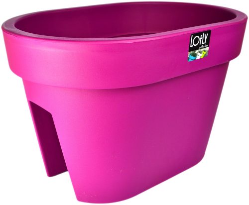  Prosperplast flowerpot 40 cm x 27 x 25 cm, plastic, pink tones