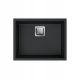 Single-bowl sink Miló, black granite