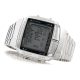  CASIO DB-360-1ADF Men's Watch Digital Bracelet Silver Metal