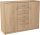  Matkam chest of drawers MATKAM2D5SSONOMA 109.3 x 35 x 85cm Sonoma oak matt