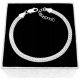  THICK WOMEN'S SILVER TUBE OPENWORK BRACELET MADE OF SILVER 925 AS A GIFT