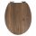 Toilet seats AWD Interior Toilet seat made of walnut wood, MDF in brown and beige tones