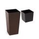  Flowerpot Lamela 25 cm x 25 x 46.5 cm Diameter 25 cm Plastic black, brown and beige tones