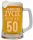  ENGRAVED BEER MUG FOR BIRTHDAYS 30, 40, 50 YEARS BIRTHDAY GIFT