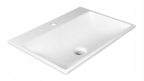 Rectangular countertop washbasin Konglomerat Design Slim