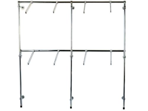 Shop shelf, oval tube, 1.8 m, coat hanger, stand, C1