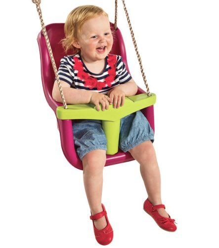 Swing bucket seat for children LUXE purple