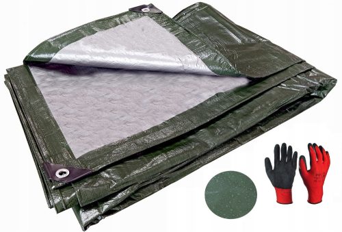 Thick, waterproof and frost-resistant tarpaulin 130 g/m² 12 x 6 m