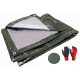 Thick, waterproof and frost-resistant tarpaulin 130 g/m² 10 x 6 m