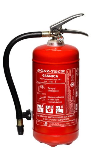  Gaz-tech GP-4x ABC powder fire extinguisher 4 kg