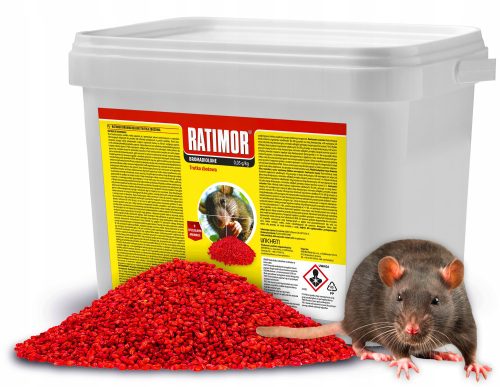 Animal Repellent Ratimor Anti-Mouse and Rat Poison 3 kg