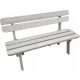 Benches for garden and terrace Wooden bench with backrest 180 x 55 cm