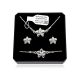  Lavart Jewelry KC211 Silver Orchids