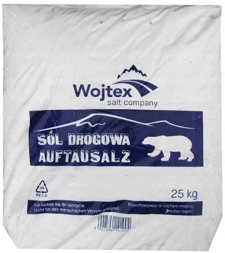 Road salt, anti-ice Wojtex road salt 25 kg