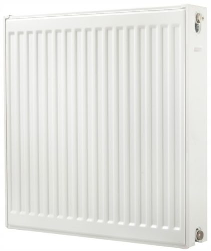 Steel panel radiator Diamond 1250 W white 600 x 600 x 108 mm - side connection