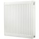 Steel panel radiator Diamond 1250 W white 600 x 600 x 108 mm - side connection