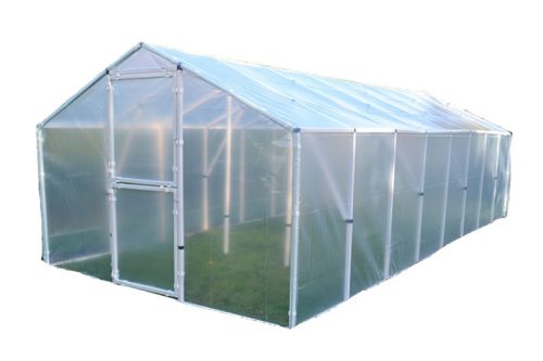 Polytunnel, panneaux en plastique Polytunnel 17,74 m² 627 x 283 cm transparent