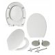  Estiva DDW0014 toilet seat, white Duroplast