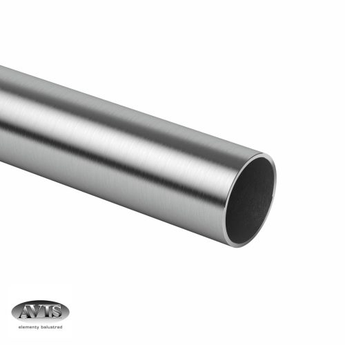 Pipe Ø42.4 x 2.0 x 1000 mm, stainless steel AISI 304, polished