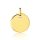  Gold Pendant Ring Coin Engraving 333