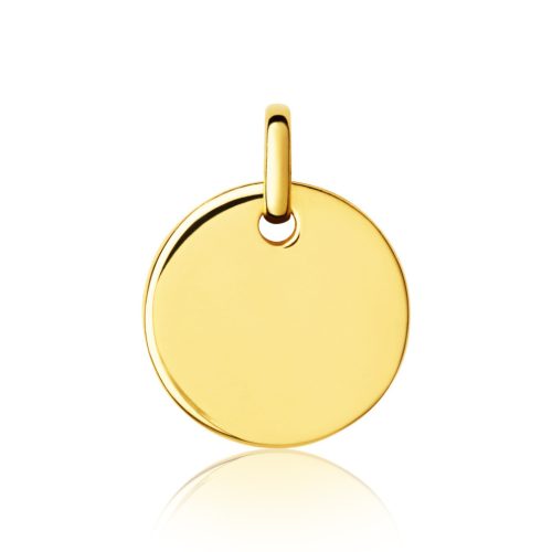  Gold Pendant Ring Coin Engraving 333