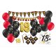  EIGHTEEN birthday set for 18th birthday with balloons banner