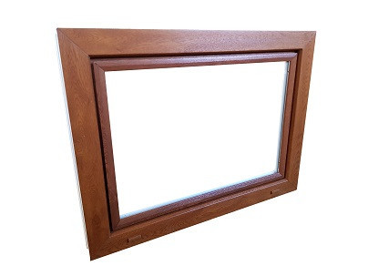 UTILITY WINDOW 800x800 GOLDEN OAK