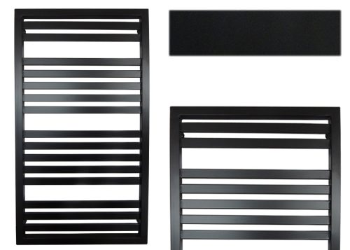  Water bathroom radiator Hydro-Mat 588 W 530 x 980 mm black