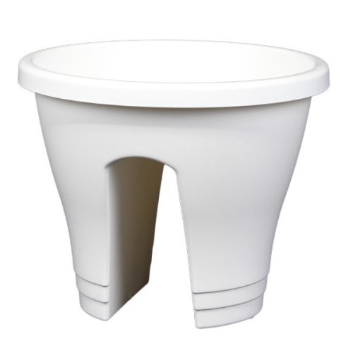  Elho flowerpot 30 cm x 30 x 25 cm, white plastic