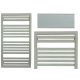  Water bathroom radiator Hydro-Mat 588 W 530 x 980 mm chrome, gray