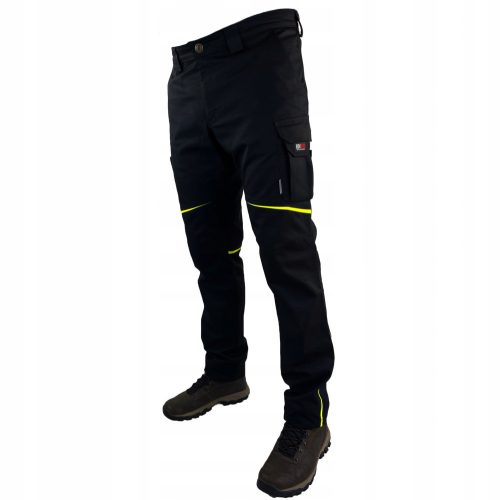 DuduWork WORK TROUSERS Black and Green, Size 44