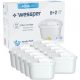  Filter insert for the Wessper AquaMax jug, 10 pcs.