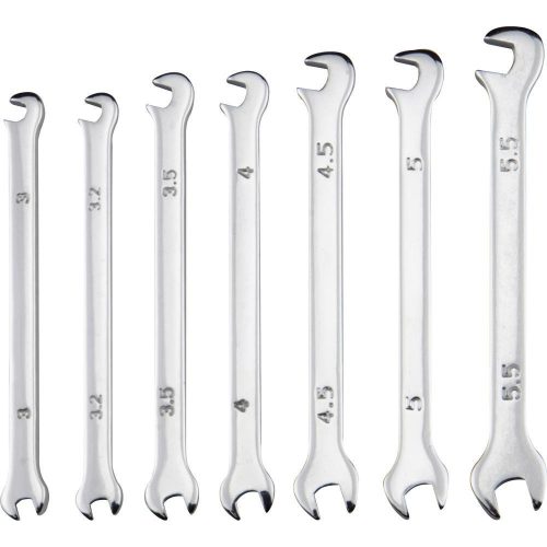  Set of small open-end wrenches Donau 900, 3.0 - 5.5 mm, 7 pcs.