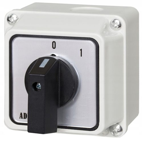 CAM SWITCH 16A 0-1 3F IN IP65 HOUSING