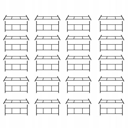 Warsaw scaffolding scaffolding set with 40 frames