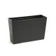  Lamela flowerpot 56 cm x 18.5 x 36.5 cm, plastic in grey and silver