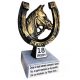  HORSESHOE FOR 18TH BIRTHDAY Gift Statuette with Horse