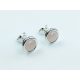  Rose quartz earrings silver pr 925 ametrix