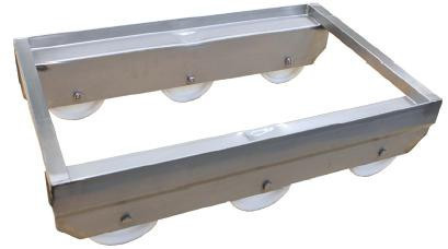 Trolley for transporting EURO containers 60x40 cm
