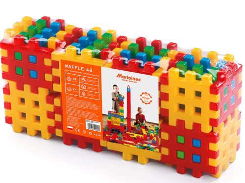  Marioinex Waffle Blocks 900260 Building Blocks Cubes 48 pcs.