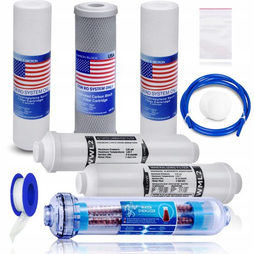  Aqua System cartridges for RO7 osmosis water filters