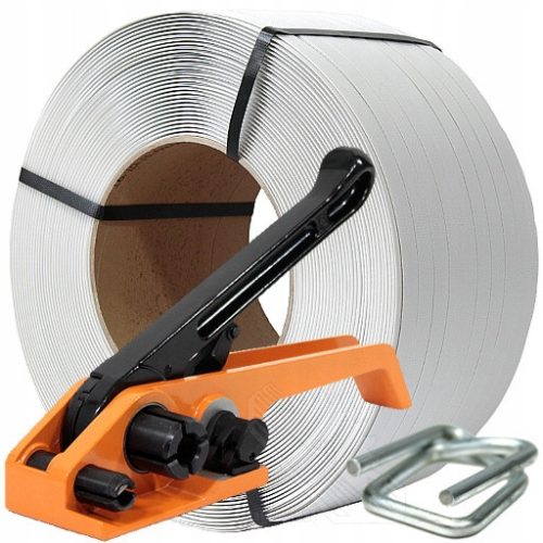 19 mm PP TAPE fasteners, tensioner strapping tool SET