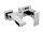 Bath and shower faucet, wall-mounted, Bisk, chrome