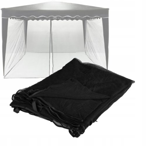  Mosquito net for the Instent Pavilion 3x3 m, black