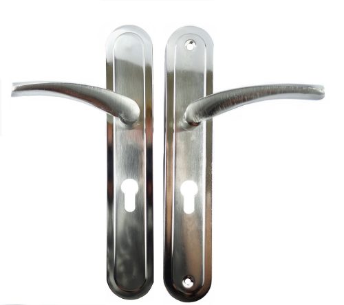 CAM Long outside handle, plate with keyhole