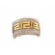  Ring with zircons Jubiler-Olsztyn gold