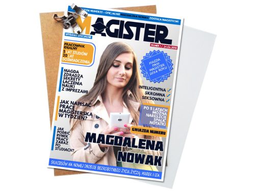  A4 COVER WITH PHOTO GIFT FOR MASTER