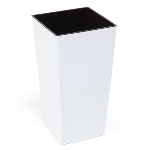  Flowerpot Lamela 35 cm x 35 x 68 cm Diameter 35 cm Plastic white