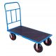 Storage platform trolley 120x80, INFLATED WHEELS